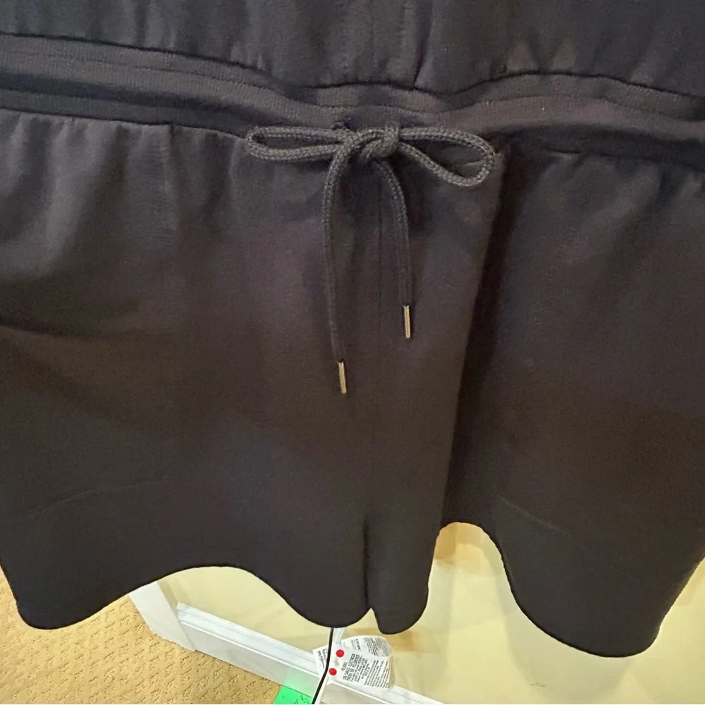 Athleta Black Short Sleeve Romper - Picture 4 of 9